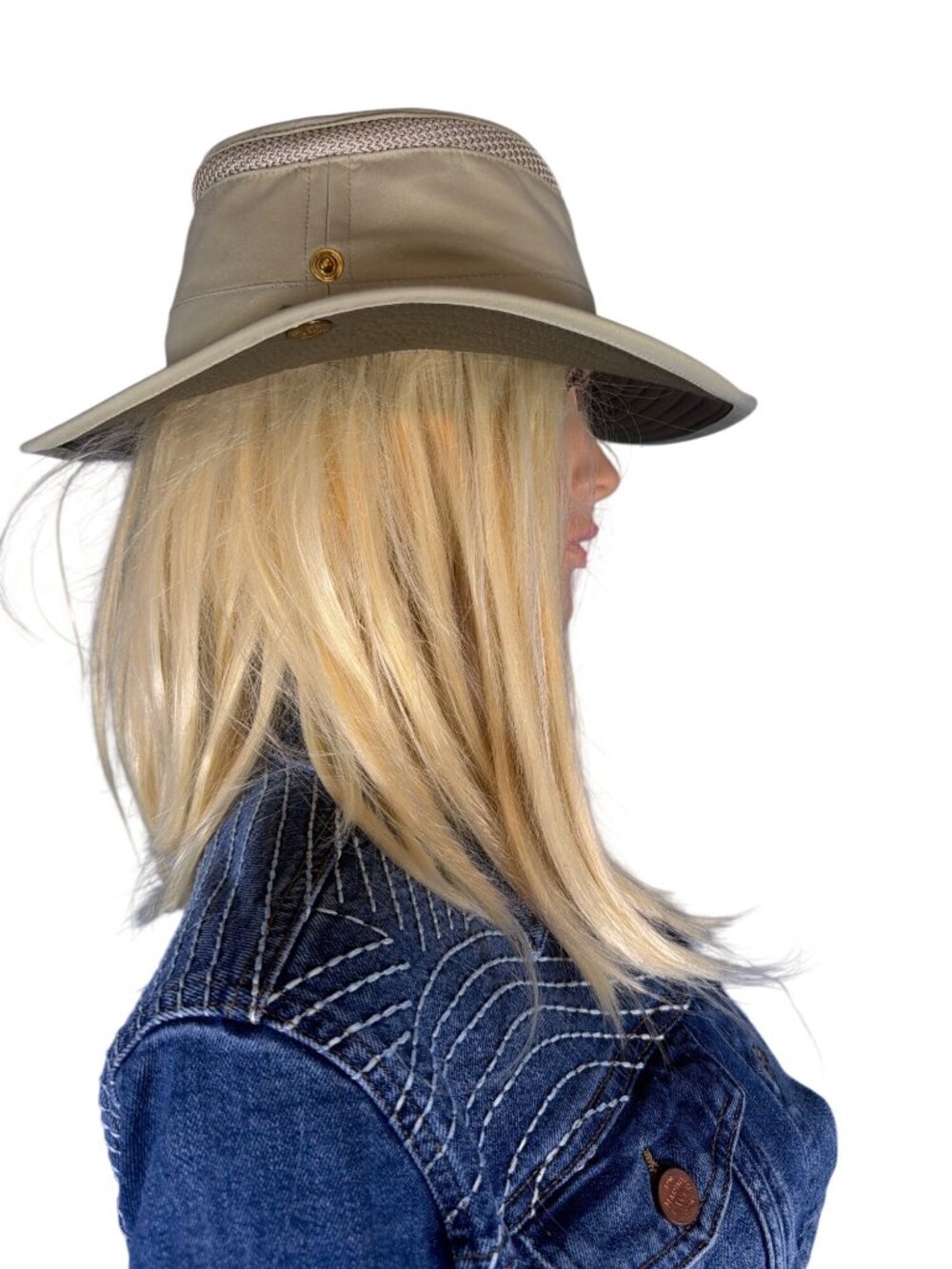 Tilley LTM3 AIRFLO Sun Hat 6 7/8 55cm Small Light Stone MSRP$99 - Picture 5 of 17